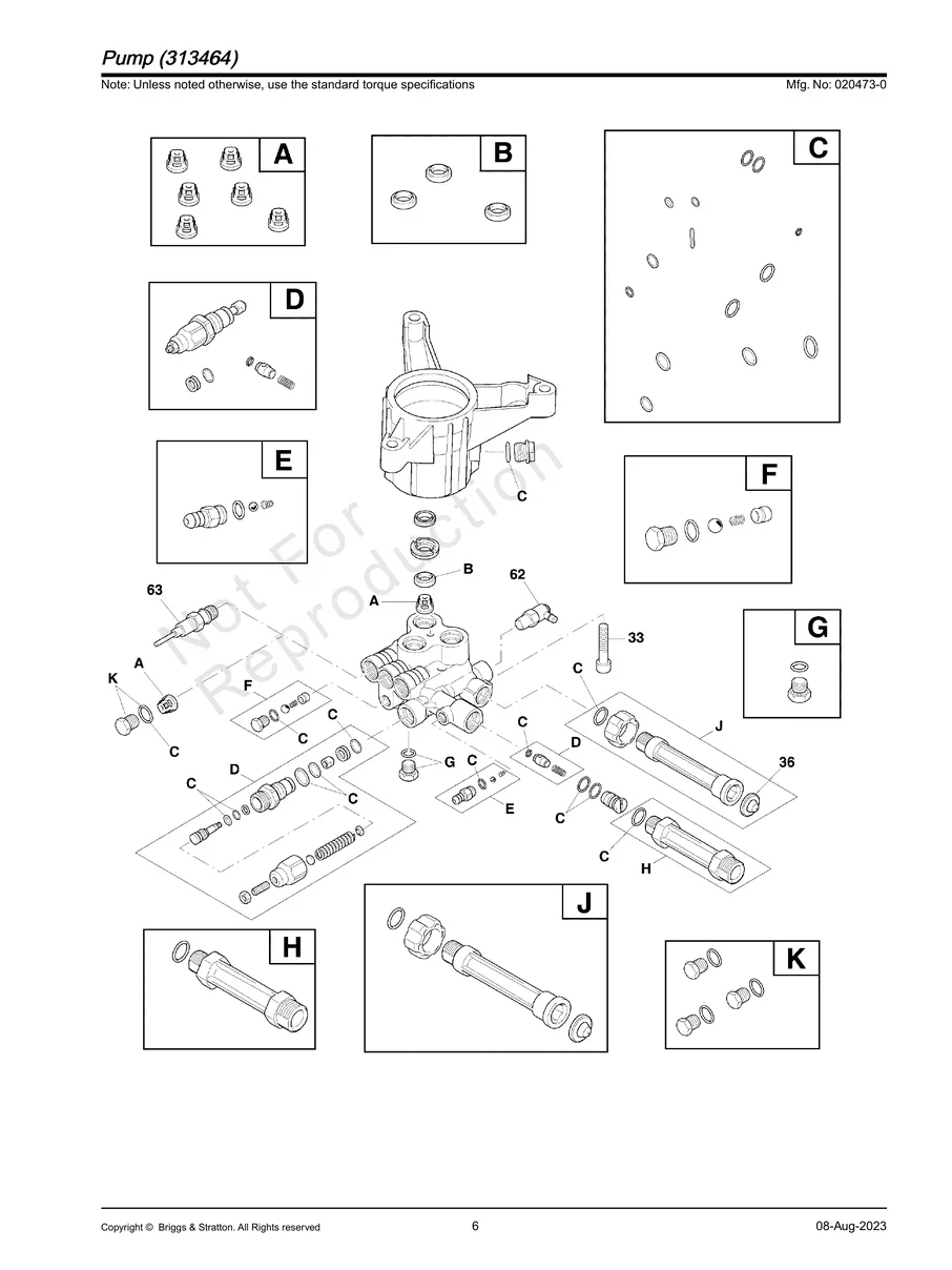 BRIGGS AND STRATTON, 020473-0, IPL.6